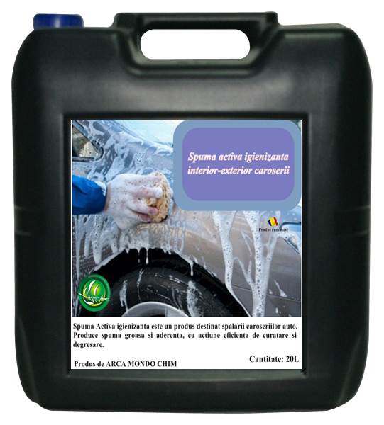 Spuma activa igienizanta pentru interior-exterior caroserie Arca Lux, Bidon 20L