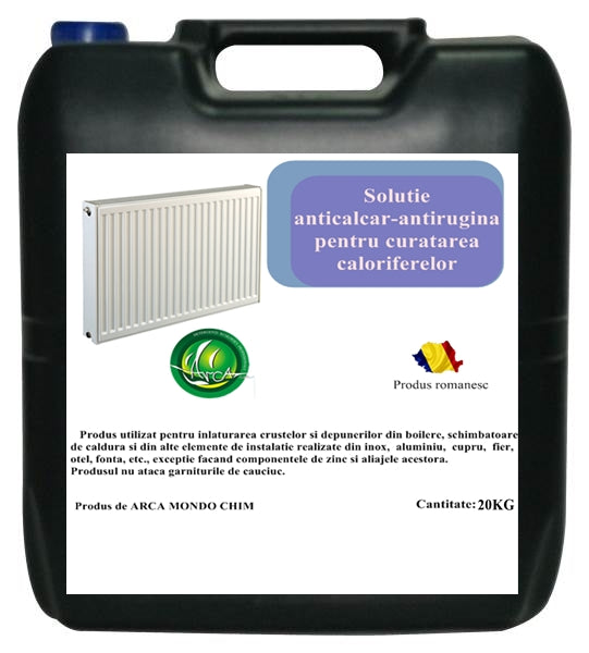 Solutie curatat calorifere Arca Lux, Bidon 20Kg