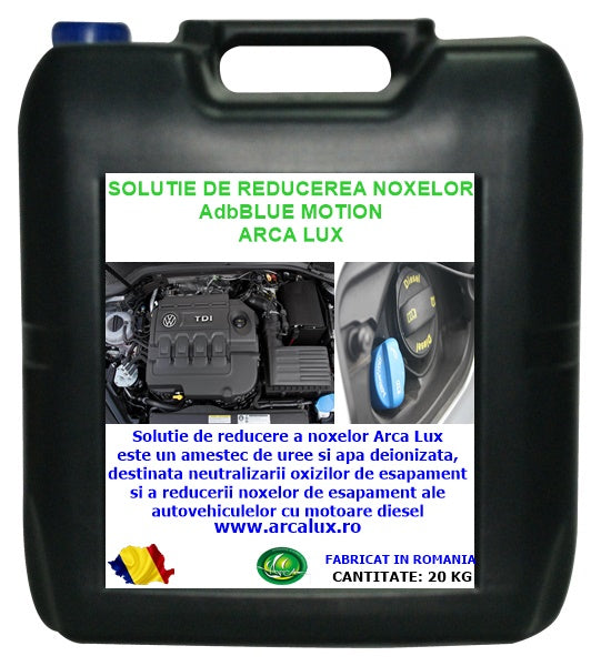 SOLUTIE DE REDUCEREA NOXELOR AdbBLUE MOTION, ARCALUX, CANISTRA 20 KG