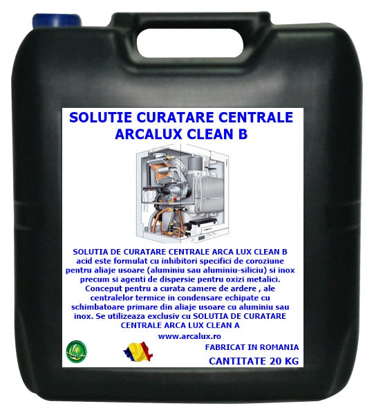 Solutie curatare centrale ArcaLux CLEAN B; bidon 20 L