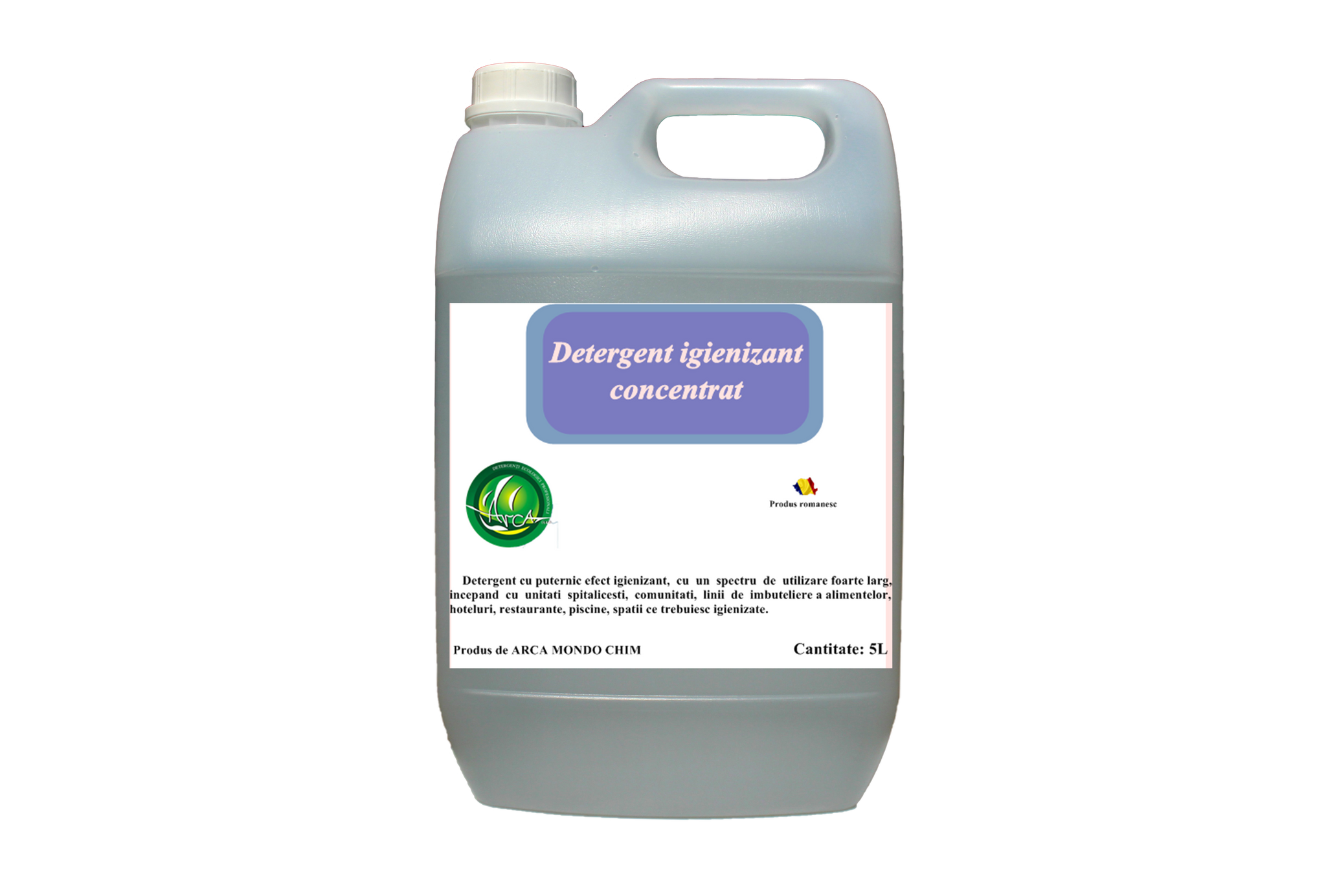 Detergent cu efect igienizant concentrat automat Arca Lux, Bidon 5 L